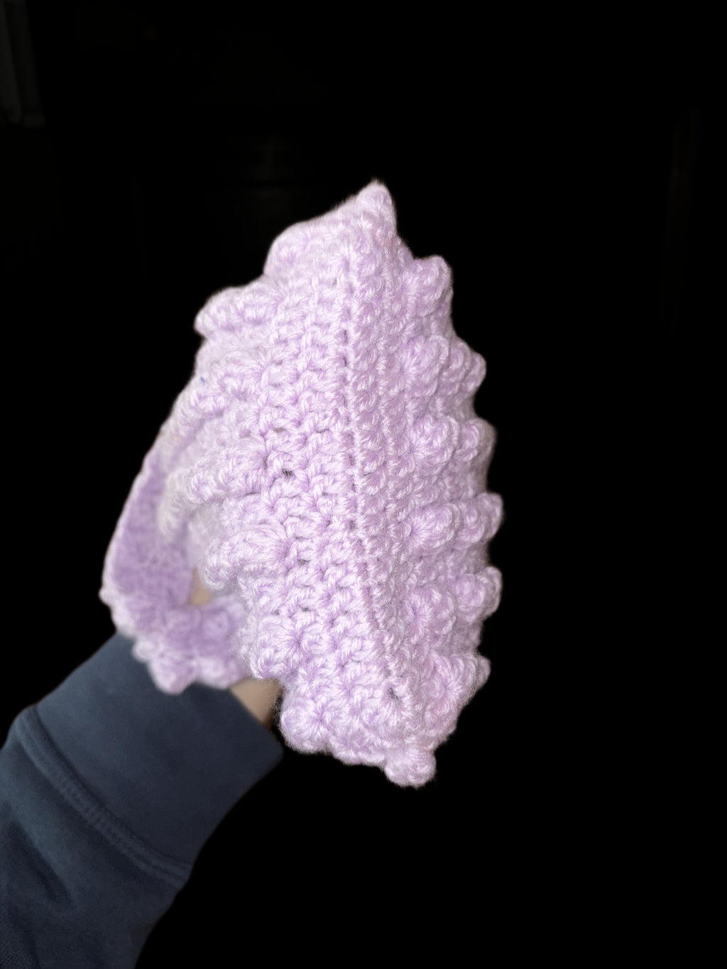 Crochet Petite Purple Handbag